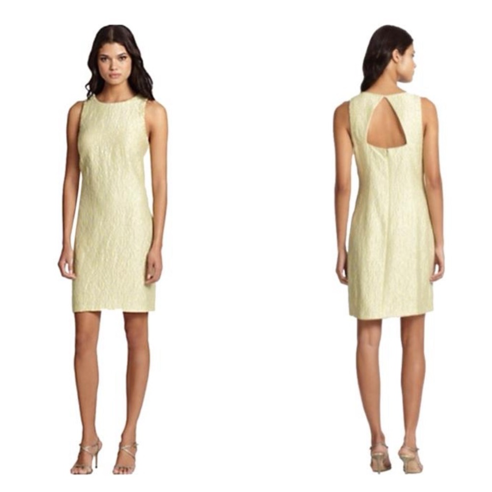 Kay Unger Jacquard Sheath Dress